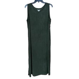 UBU I'll be me...Women's Army / Pine Green Side Buttons Dress Size Large